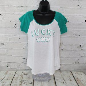 Lucky Brand Colorblock Baseball T-Shirt